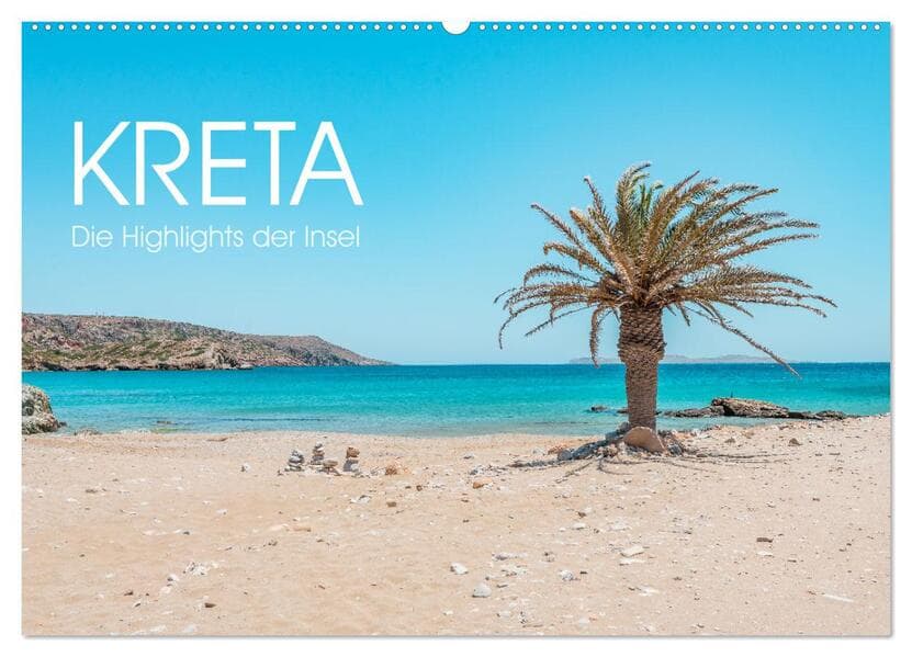 Kreta - Die Highlights der Insel (Wandkalender 2026 DIN A2 quer), CALVENDO Monatskalender