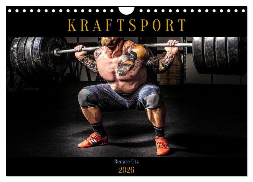 Kraftsport (Wandkalender 2026 DIN A4 quer), CALVENDO Monatskalender