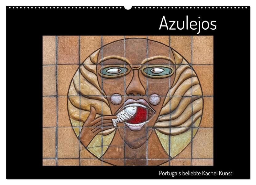 Azulejos - Portugals beliebte Kachel Kunst (Wandkalender 2026 DIN A2 quer), CALVENDO Monatskalender