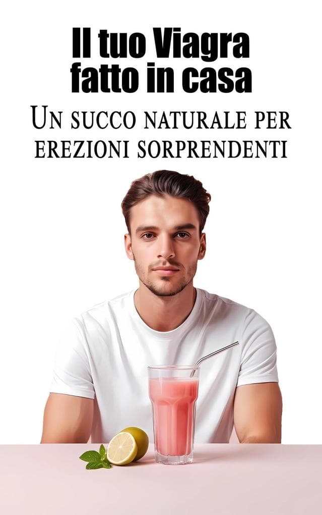 Il tuo Viagra fatto in casa - Un succo naturale per erezioni sorprendenti