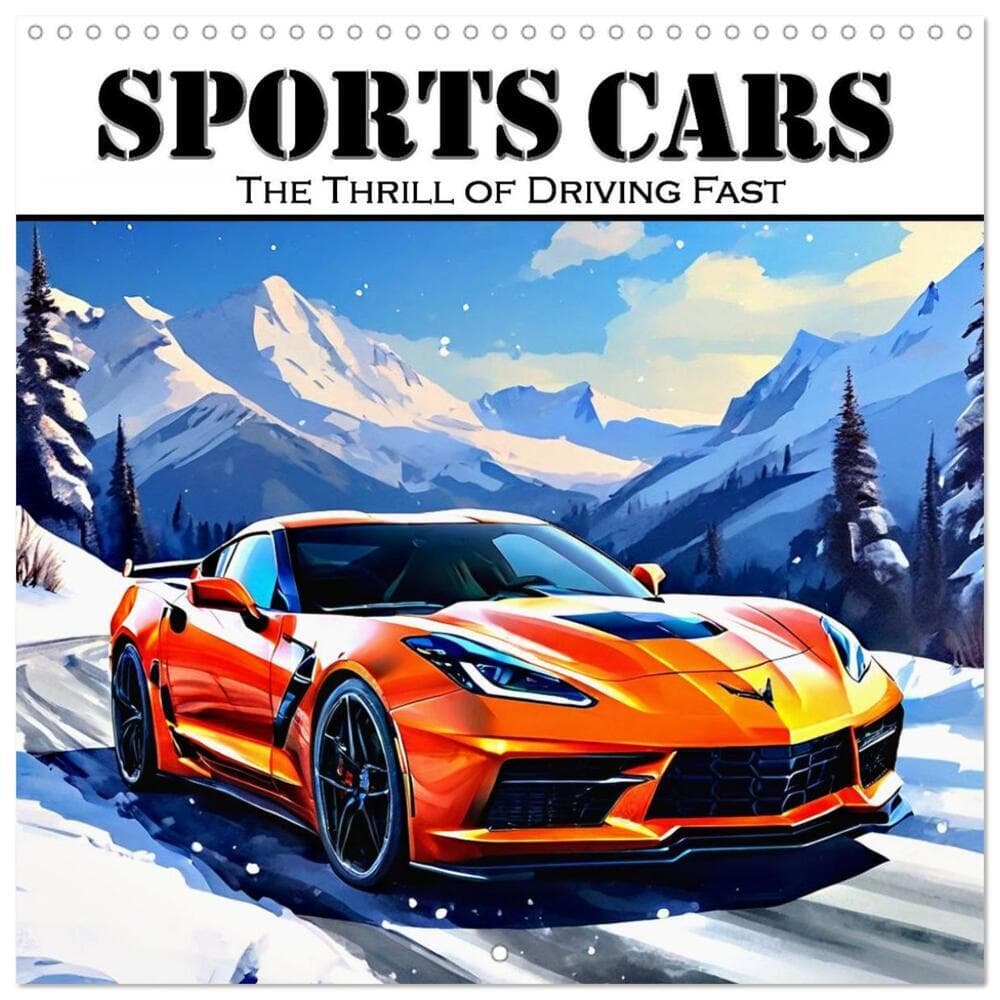 Sports Cars - The Thrill of Driving Fast (Wall Calendar 2026 12 × 12 Inch) CALVENDO 12 Month Wall Ca