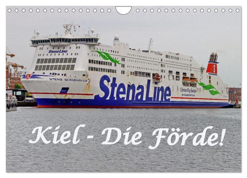 Kiel - Die Förde! (Wandkalender 2026 DIN A4 quer), CALVENDO Monatskalender