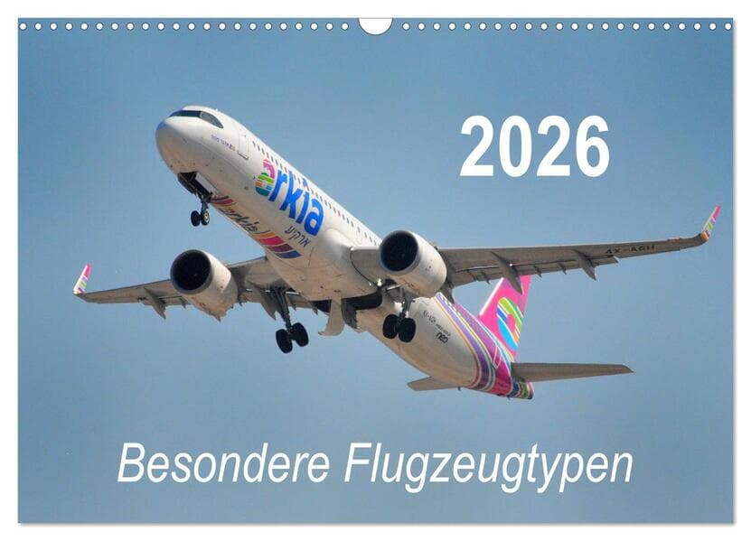 Besondere Flugzeugtypen (Wandkalender 2026 DIN A3 quer), CALVENDO Monatskalender