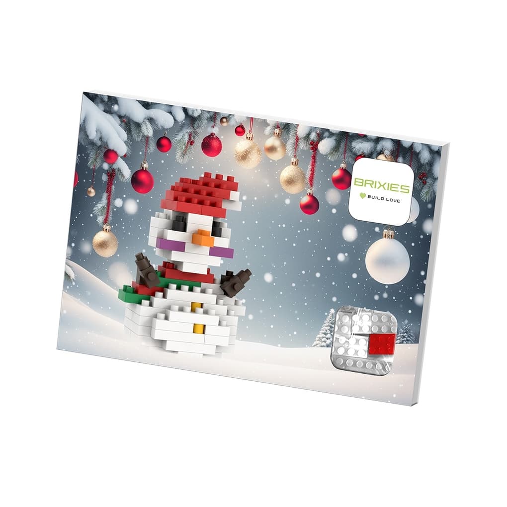 Brixies - Karte Schneemann