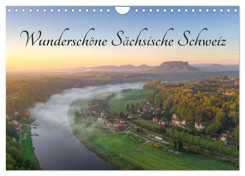 Wunderschöne Sächsische Schweiz (Wandkalender 2026 DIN A4 quer), CALVENDO Monatskalender