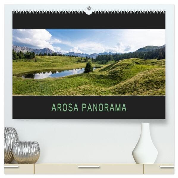 Arosa Panorama (hochwertiger Premium Wandkalender 2026 DIN A2 quer), Kunstdruck in Hochglanz