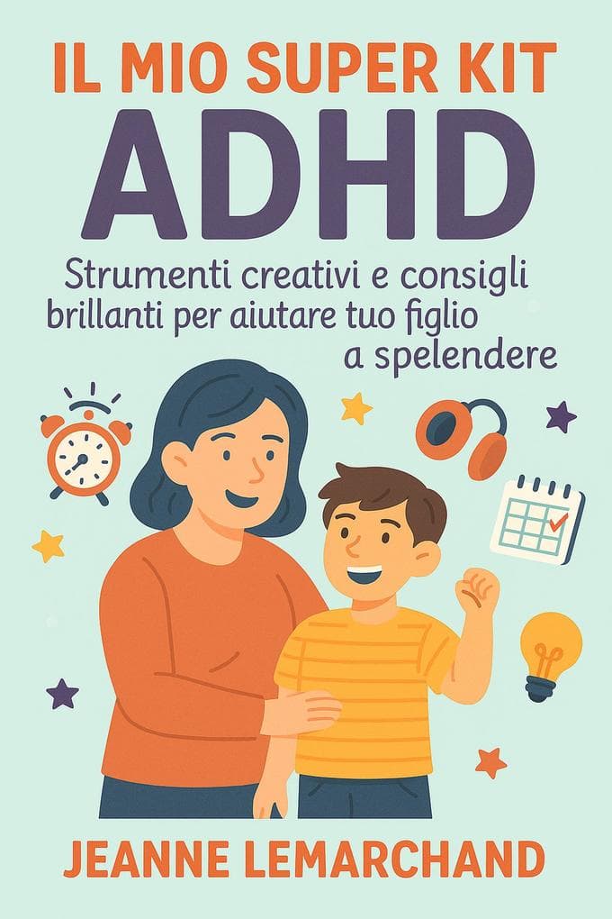 Il Mio Super Kit ADHD: Strumenti creativi e consigli brillanti per aiutare tuo figlio a splendere
