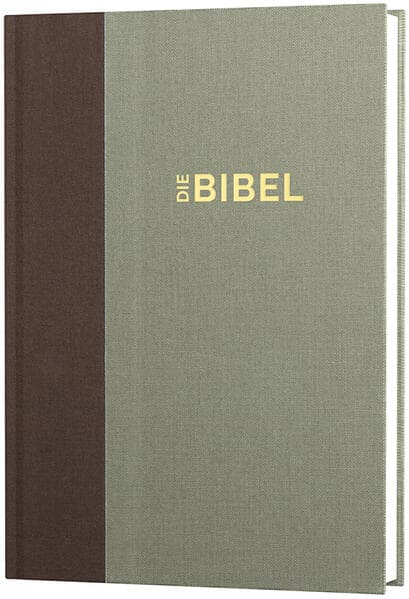 Schlachter 2000 Bibel - Standardausgabe (Duoleinen braun/khaki, fester Einband)