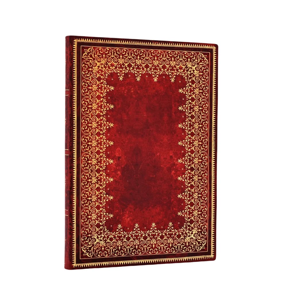 Foiled (Old Leather Collection) Midi Lined Softcover Flexi Journal (Elastic Band Closure)
