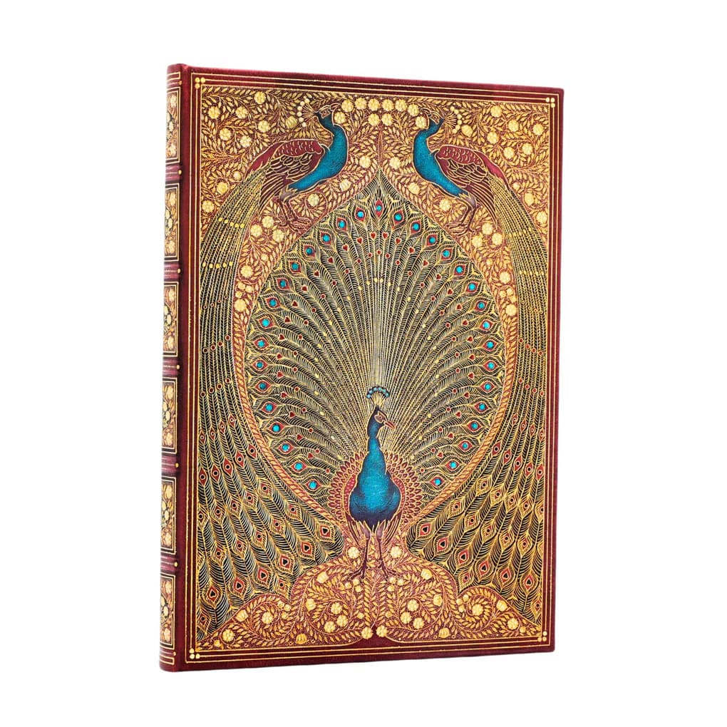 Paperblanks Notizbuch, Hafiz` Pfauen, Midi, Liniert