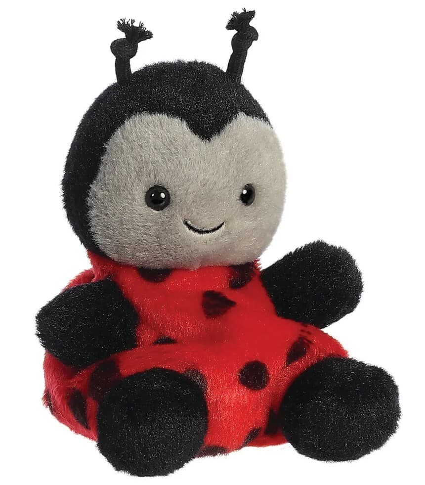 Aurora 82059 - Palm Pals Marienkäfer Lil Spots, Plüschtier, 13 cm