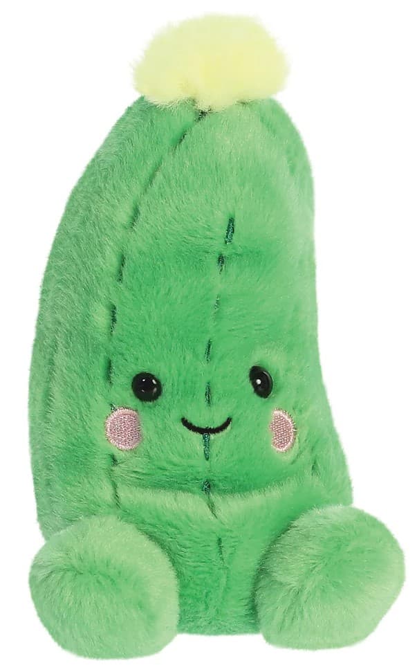 Aurora 33791 - Palm Pals Gurke Dillian Cucumber, Plüschfigur, 13 cm