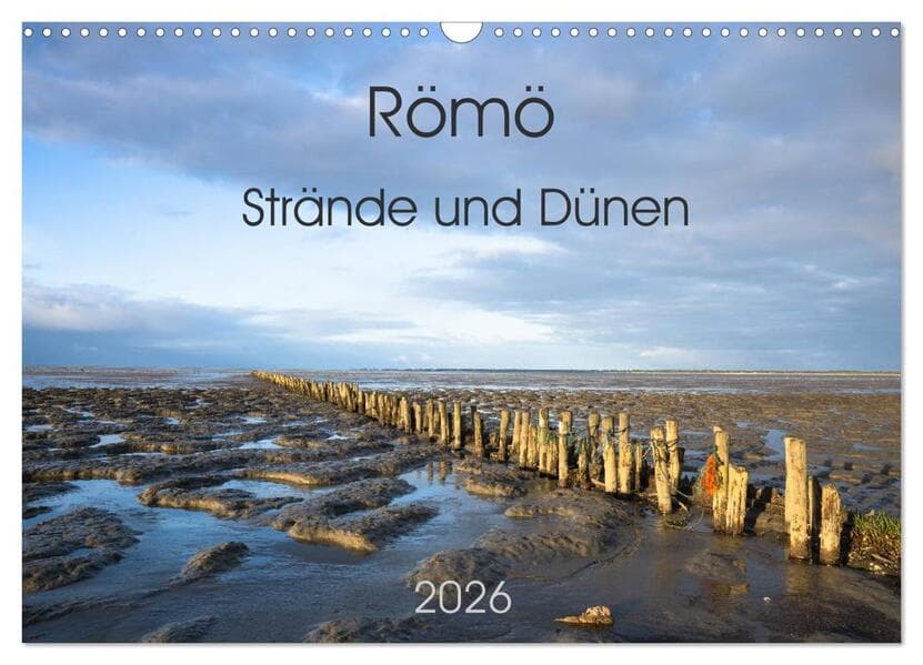 Römö - Strände und Dünen (Wandkalender 2026 DIN A3 quer), CALVENDO Monatskalender