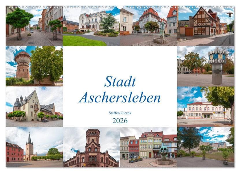 Stadt Aschersleben (Wandkalender 2026 DIN A2 quer), CALVENDO Monatskalender