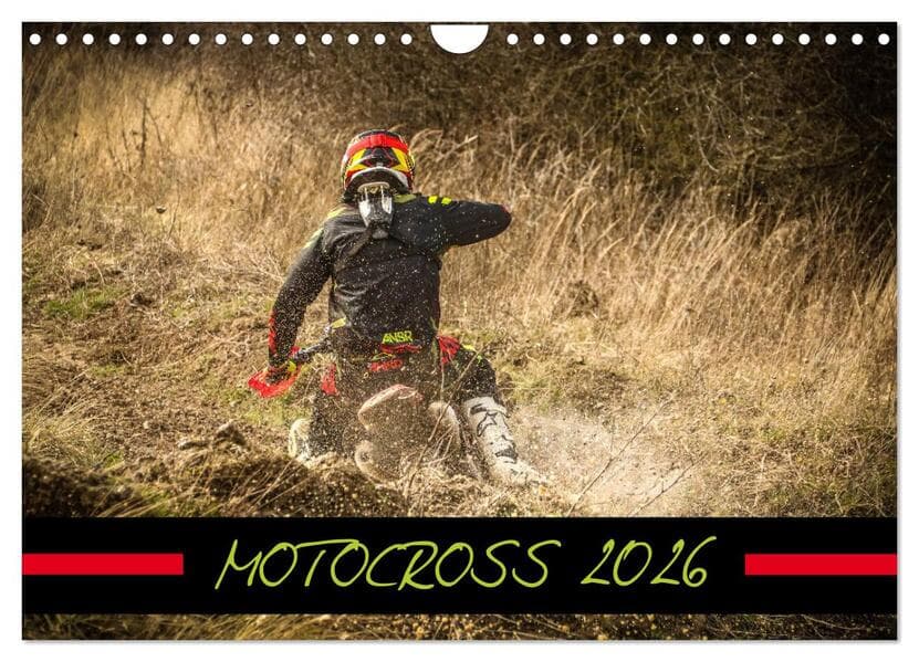 MOTOCROSS 2026 (Wandkalender 2026 DIN A4 quer), CALVENDO Monatskalender