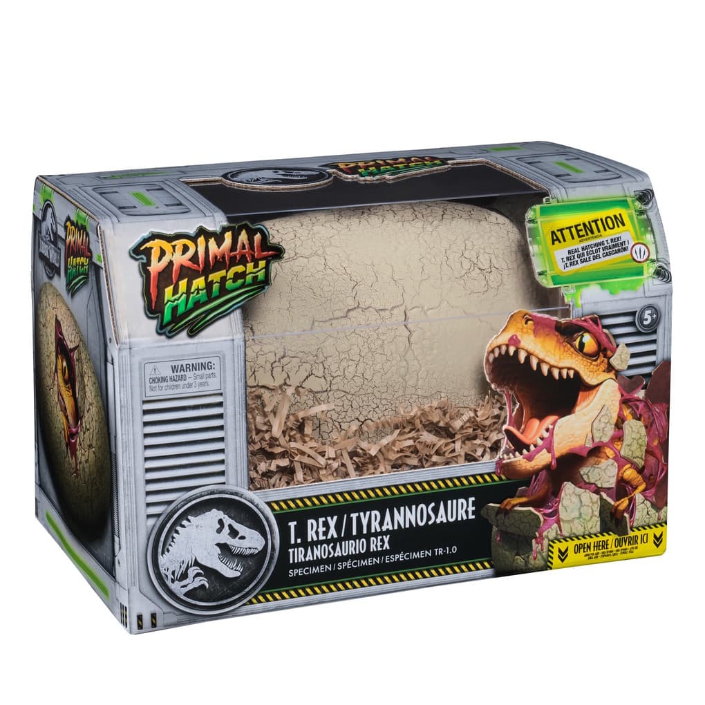 Spin Master - Primal Hatch - Interaktiver T-Rex im Ei
