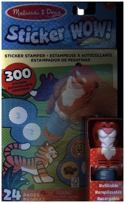 MAC Sticker Wow Tiger Sticker Stempelset