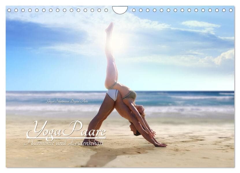 YogaPaare (Wandkalender 2026 DIN A4 quer), CALVENDO Monatskalender