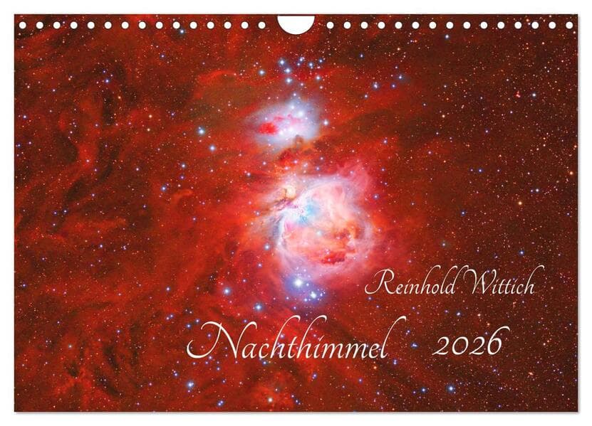 Nachthimmel (Wandkalender 2026 DIN A4 quer), CALVENDO Monatskalender