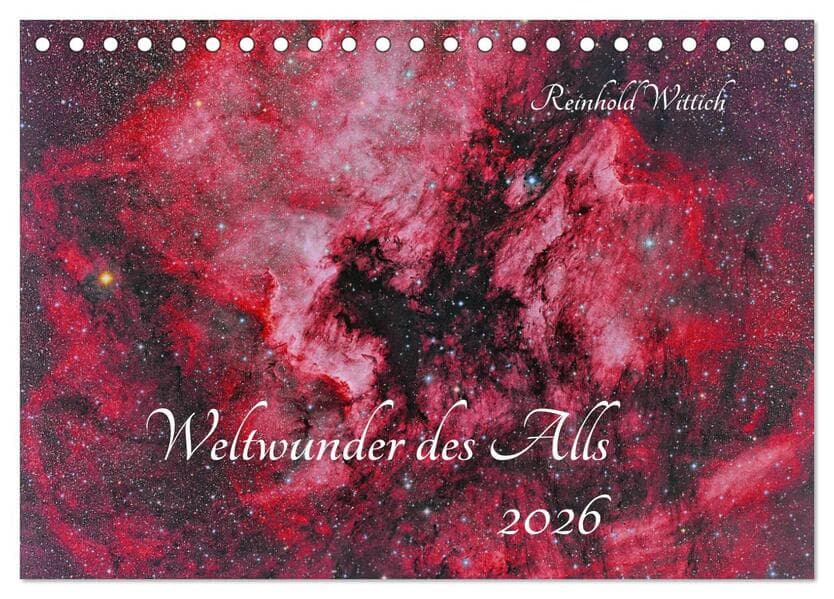 Weltwunder des Alls (Tischkalender 2026 DIN A5 quer), CALVENDO Monatskalender