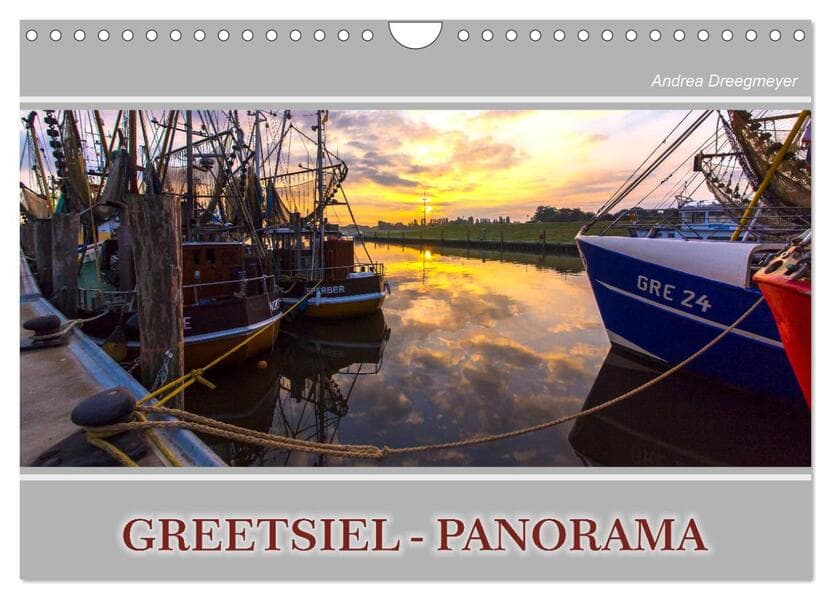 Greetsiel-Panorama (Wandkalender 2026 DIN A4 quer), CALVENDO Monatskalender