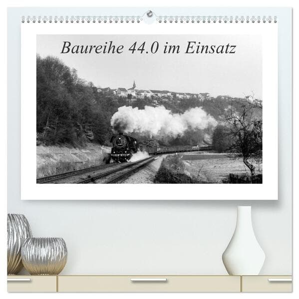 Baureihe 44.0 im Einsatz (hochwertiger Premium Wandkalender 2026 DIN A2 quer), Kunstdruck in Hochglanz