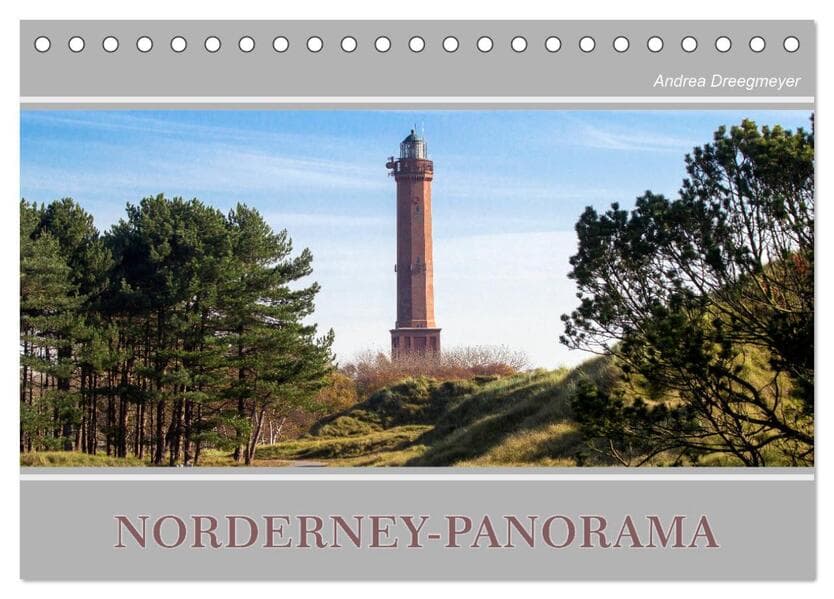 Norderney-Panorama (Tischkalender 2026 DIN A5 quer), CALVENDO Monatskalender