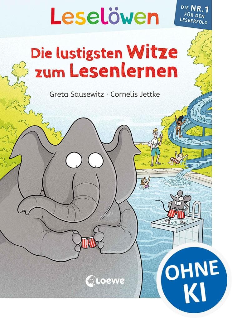 Leselöwen - Die lustigsten Witze zum Lesenlernen: Lesen lernen mit Spaß! - Kurze Texthäppchen mit Silbenfärbung für den schnellen Leseerfolg - Für Kinder ab 6 Jahren