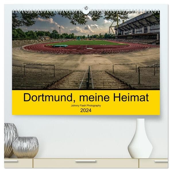 Dortmund, meine Heimat (hochwertiger Premium Wandkalender 2026 DIN A2 quer), Kunstdruck in Hochglanz