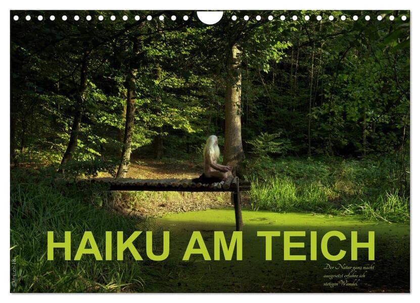 HAIKU AM TEICH (Wandkalender 2026 DIN A4 quer), CALVENDO Monatskalender