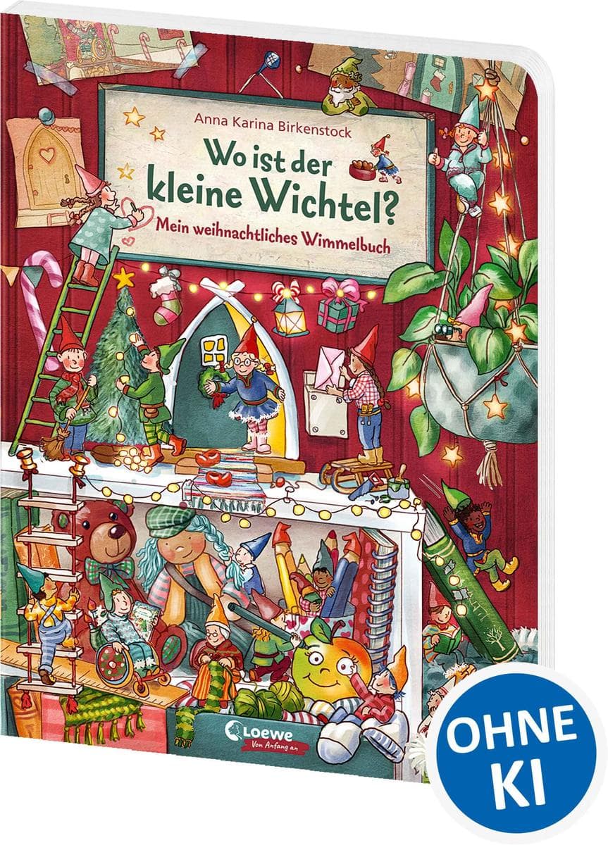 Wo ist der kleine Wichtel?: Mein weihnachtliches Wimmelbuch - Stimmungsvolles Pappbilderbuch für Kinder ab 3 Jahren - Wichtelspaß für eine wunderschöne Adventszeit