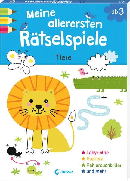 Meine allerersten Rätselspiele - Tiere.