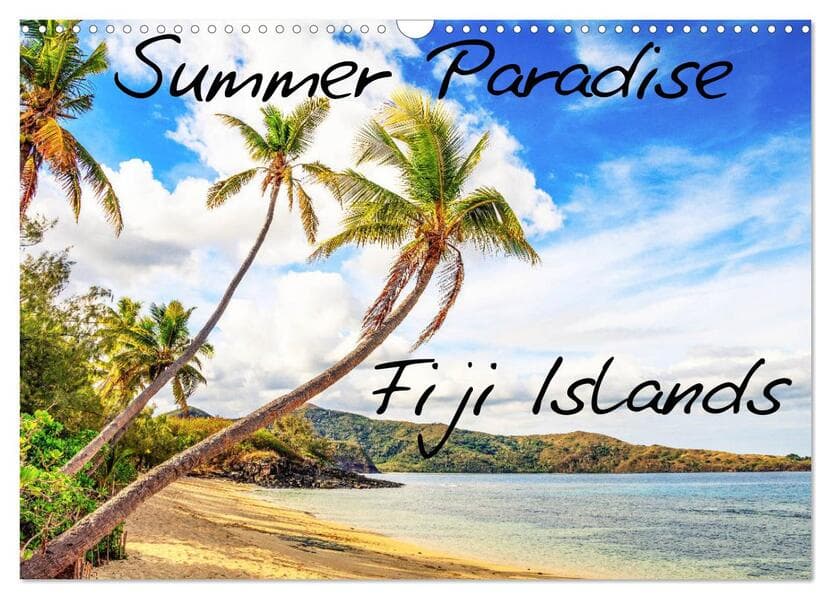 Summer Paradise Fiji (Wandkalender 2026 DIN A3 quer), CALVENDO Monatskalender