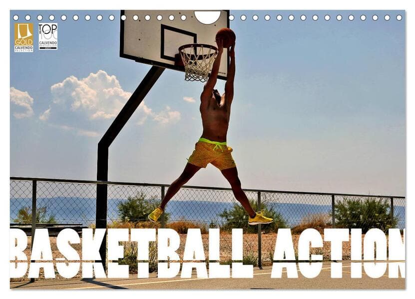 Basketball Action (Wandkalender 2026 DIN A4 quer), CALVENDO Monatskalender