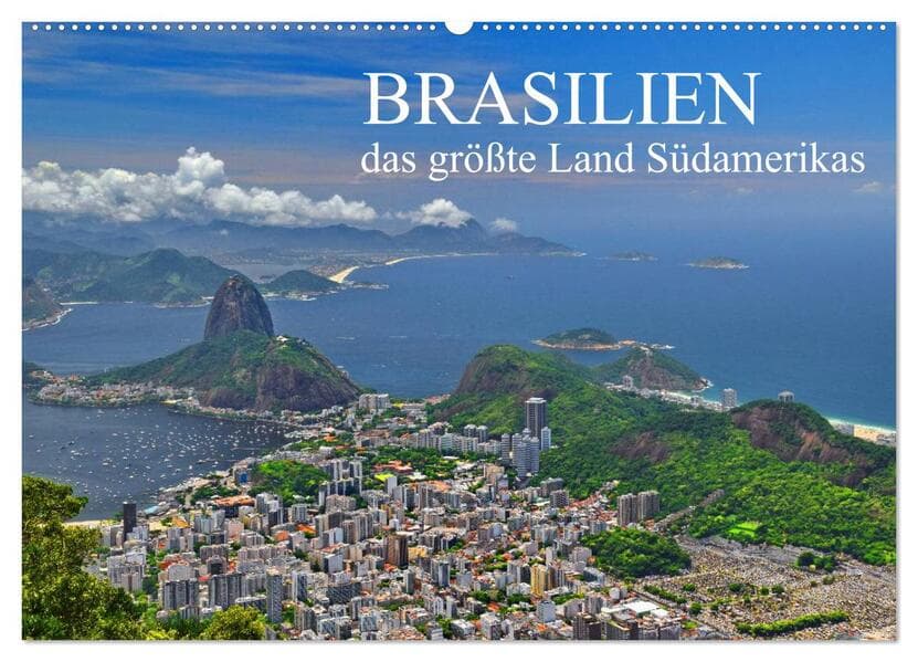 Brasilien - das größte Land Südamerikas (Wandkalender 2026 DIN A2 quer), CALVENDO Monatskalender