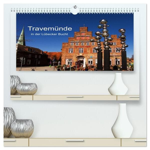Travemünde in der Lübecker Bucht (hochwertiger Premium Wandkalender 2026 DIN A2 quer), Kunstdruck in Hochglanz