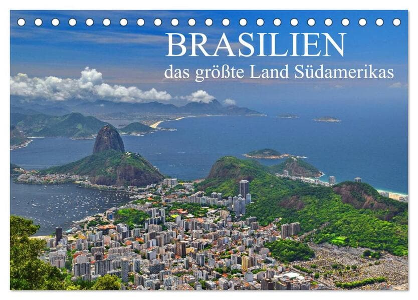 Brasilien - das größte Land Südamerikas (Tischkalender 2026 DIN A5 quer), CALVENDO Monatskalender