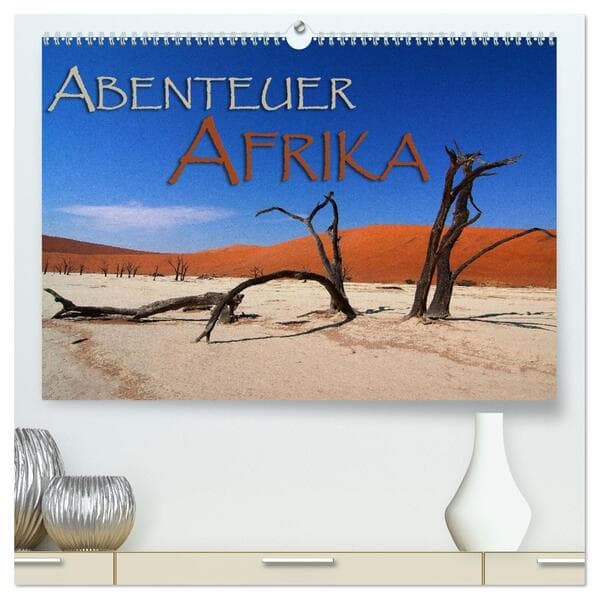 Abenteuer Afrika (hochwertiger Premium Wandkalender 2026 DIN A2 quer), Kunstdruck in Hochglanz