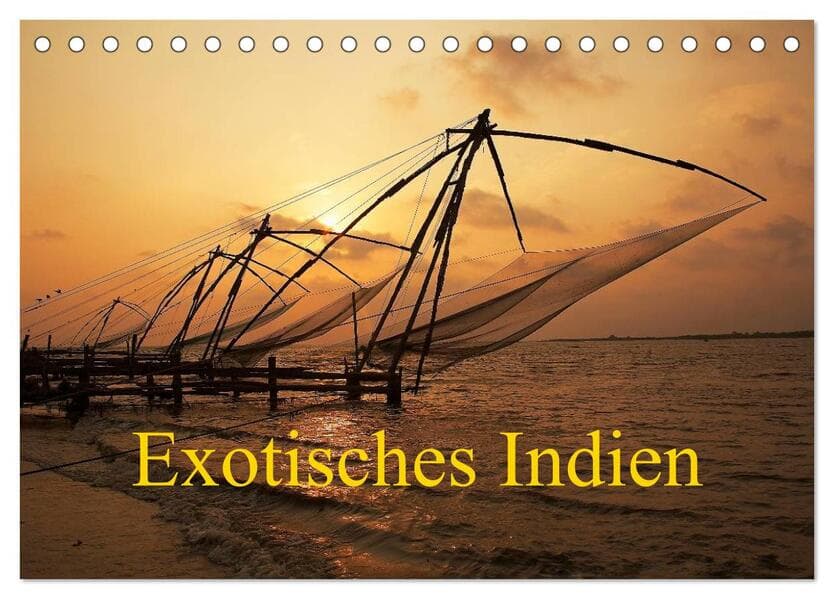 Exotisches Indien (Tischkalender 2026 DIN A5 quer), CALVENDO Monatskalender