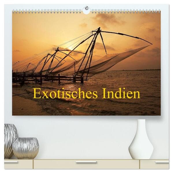 Exotisches Indien (hochwertiger Premium Wandkalender 2026 DIN A2 quer), Kunstdruck in Hochglanz
