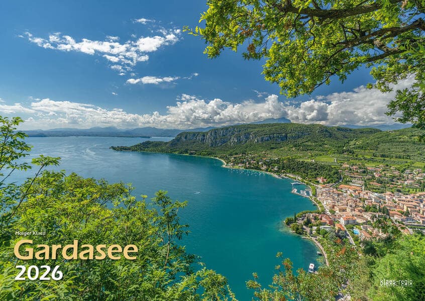 Gardasee 2026 Bildkalender A3 cm quer, spiralgebunden