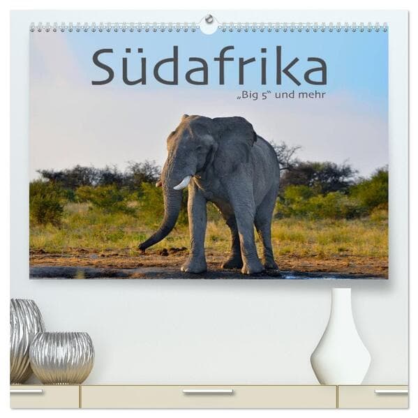 Südafrika - Big 5 und mehr (hochwertiger Premium Wandkalender 2026 DIN A2 quer), Kunstdruck in Hochg