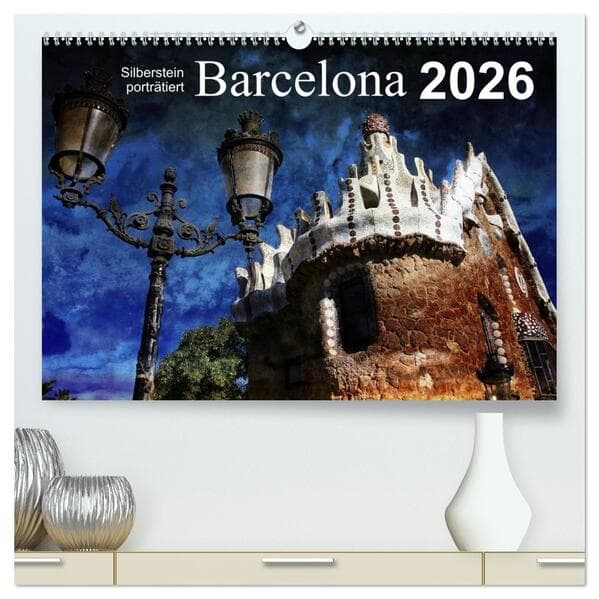 Barcelona (hochwertiger Premium Wandkalender 2026 DIN A2 quer), Kunstdruck in Hochglanz