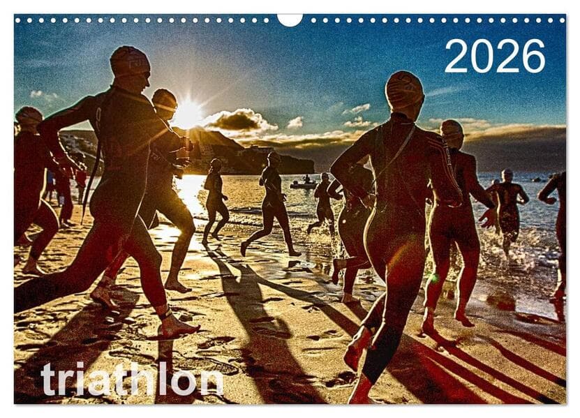 TRIATHLON 2026 (Wandkalender 2026 DIN A3 quer), CALVENDO Monatskalender