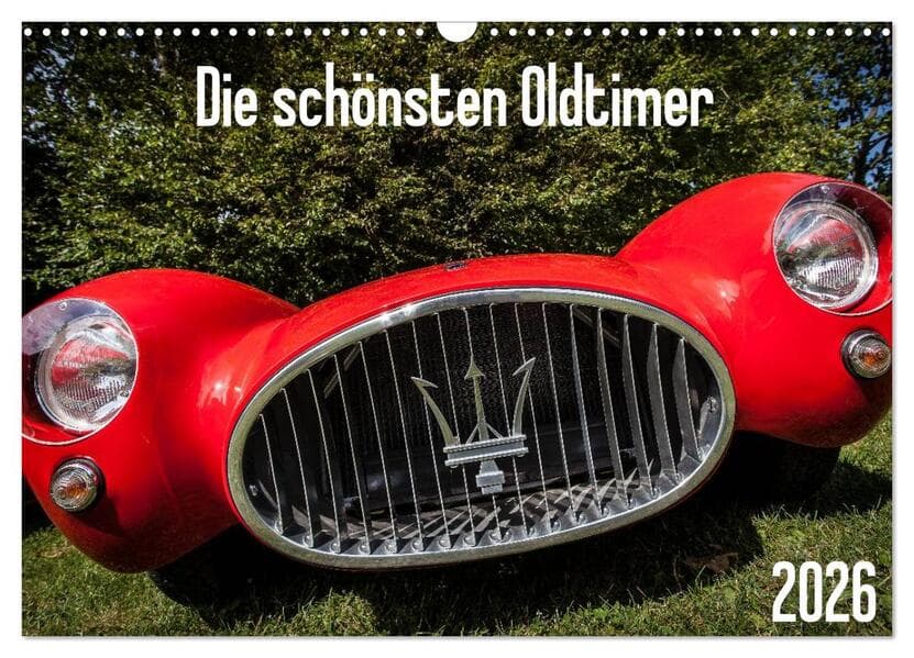 Die schönsten Oldtimer 2026 (Wandkalender 2026 DIN A3 quer), CALVENDO Monatskalender
