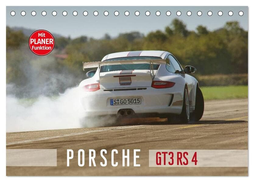 Porsche GT3RS 4,0 (Tischkalender 2026 DIN A5 quer), CALVENDO Monatskalender