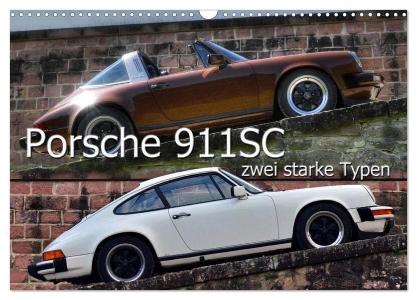 Porsche 911SC - zwei starke Typen (Wandkalender 2026 DIN A3 quer), CALVENDO Monatskalender