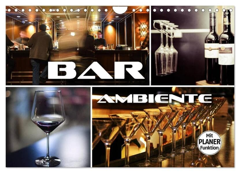 Bar Ambiente (Wandkalender 2026 DIN A4 quer), CALVENDO Monatskalender