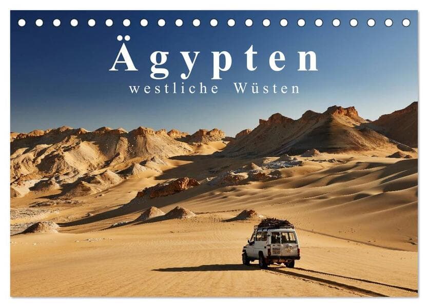 Ägypten - westliche Wüsten (Tischkalender 2026 DIN A5 quer), CALVENDO Monatskalender