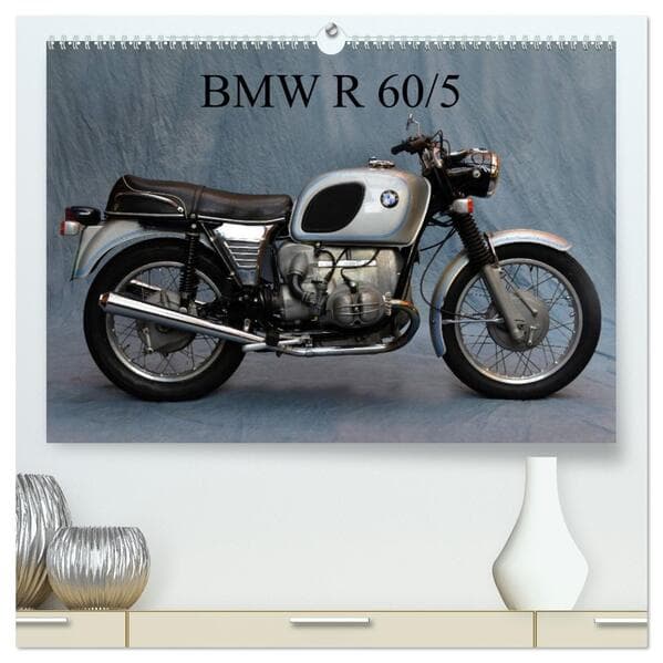 BMW R 60/5 (hochwertiger Premium Wandkalender 2026 DIN A2 quer), Kunstdruck in Hochglanz